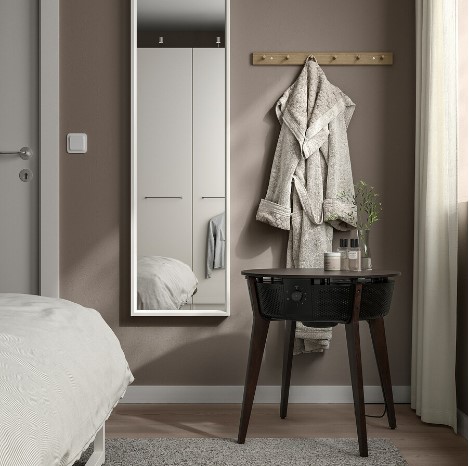 BÀN VỚI MÁY LỌC KHÔNG KHÍ STARKVIND IKEA - SỒI NÂU
