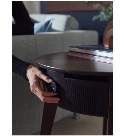 BÀN VỚI MÁY LỌC KHÔNG KHÍ STARKVIND IKEA - SỒI NÂU