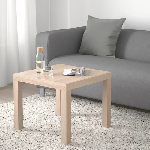 BÀN TRÀ COFFE LACK IKEA - MÀU GỖ 55x55 cm