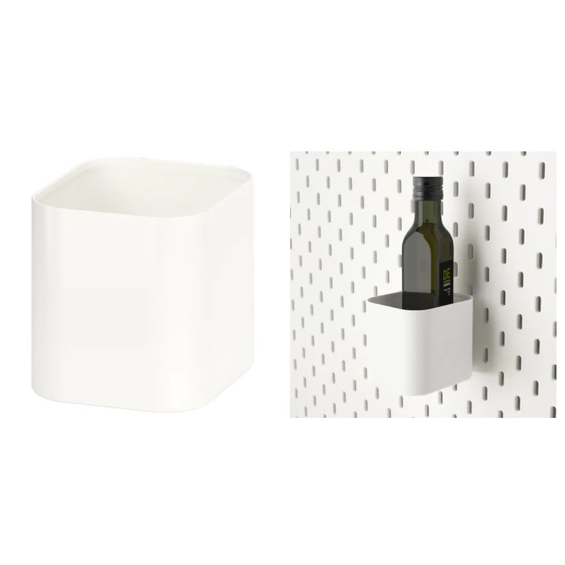COMBO SET BẢNG GHIM KÈM 3 MÓN SKÅDIS IKEA - TRẮNG 36 x 56 cm
