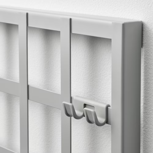 BẢNG LƯU TRỮ VÀ 8 MÓN SNICKRA IKEA - XÁM 38x38 cm