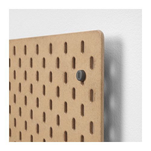 BẢNG TREO SKÅDIS IKEA - MÀU GỖ 56x56 cm