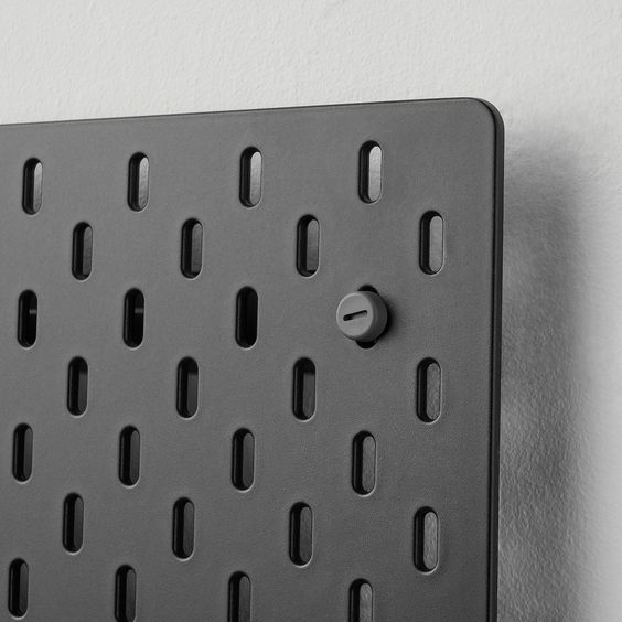 BỘ BẢNG TREO VÀ PHỤ KIỆN UPPSPEL IKEA - ĐEN 76x56 cm
