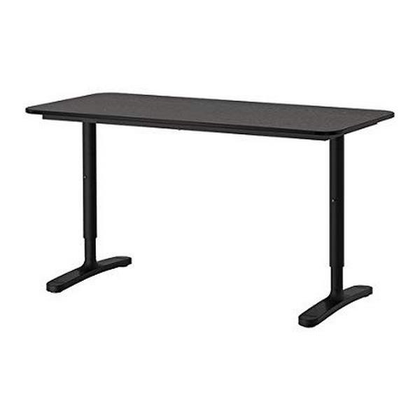 MẶT BÀN BEKANT IKEA - ĐEN 120x80 cm