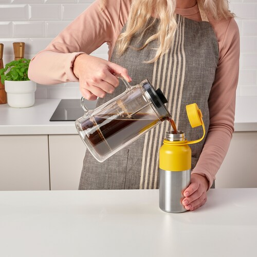 BÌNH NƯỚC CÁCH NHIỆT HETLEVRAD IKEA - VÀNG  0,5 L