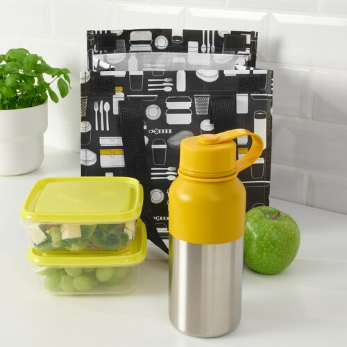 BÌNH NƯỚC CÁCH NHIỆT HETLEVRAD IKEA - VÀNG  0,5 L