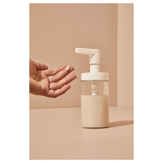 LỌ ĐỰNG NƯỚC RỬA TAY TACKAN IKEA - TRẮNG