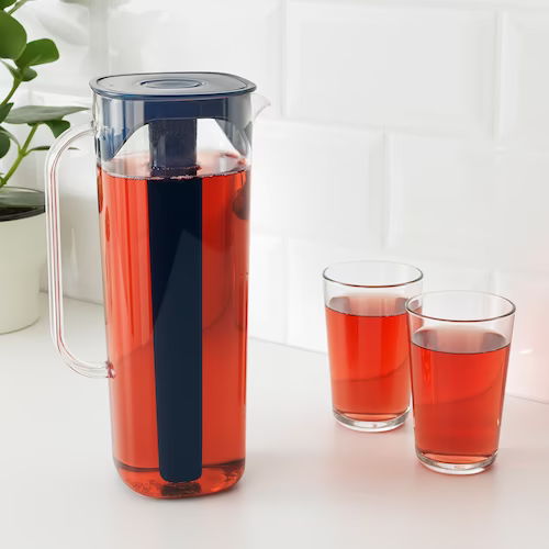 BÌNH NƯỚC CÓ NẮP MOPPA IKEA - XANH ĐẬM 1,7 l