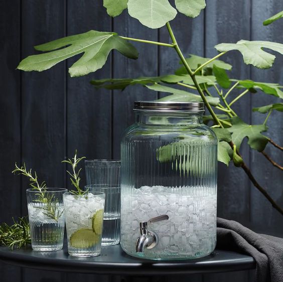 BÌNH THỦY TINH CÓ VÒI VARDAGEN IKEA 5L