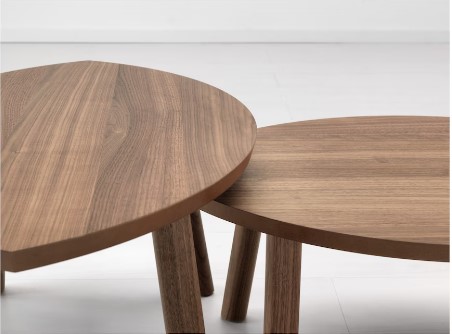 BỘ 2 BÀN STOCKHOLM IKEA - VENER ÓC CHÓ