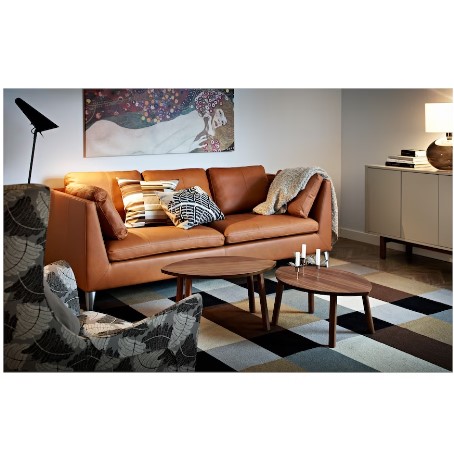 BỘ 2 BÀN STOCKHOLM IKEA - VENER ÓC CHÓ