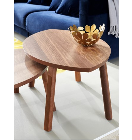 BỘ 2 BÀN STOCKHOLM IKEA - VENER ÓC CHÓ