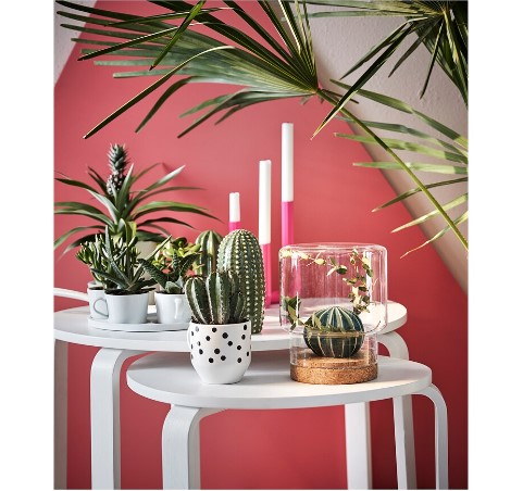 BỘ 2 BÀN SVALSTA IKEA - TRẮNG