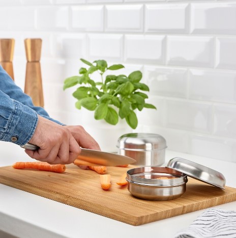 BỘ 2 HỘP ĐỰNG ĐỒ ĂN NHANH LÄTTUGGAD IKEA