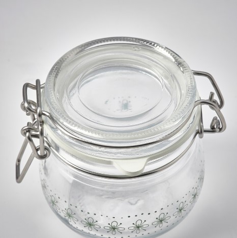 BỘ 3 LỌ HOA VĂN CÓ NẮP KORKEN IKEA - XANH 130ml