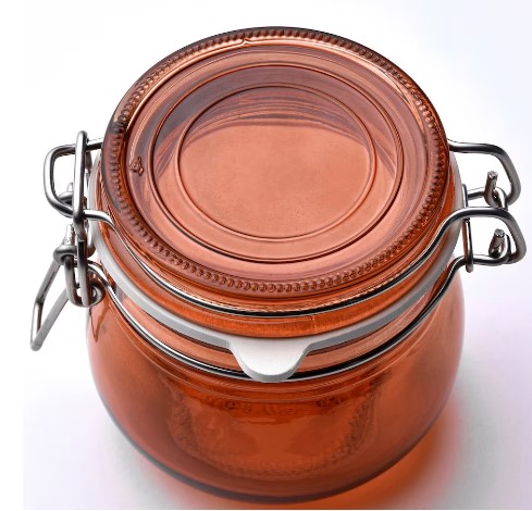 BỘ 3 LỌ CÓ NẮP KRÖSAMOS IKEA - NHIỀU MÀU 130ml