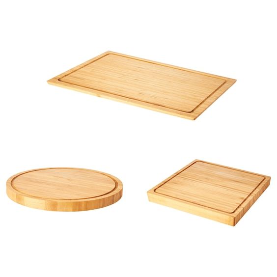 BỘ 3 THỚT GỖ TRE IKEA OLEBY