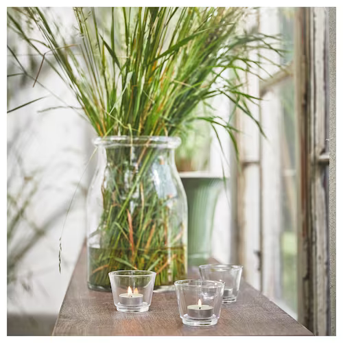 BỘ 30 NẾN THƠM HEDERSAM IKEA - XANH 3.5 giờ