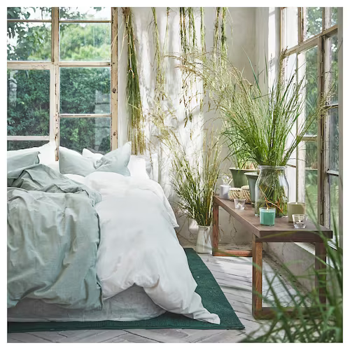 BỘ 30 NẾN THƠM HEDERSAM IKEA - XANH 3.5 giờ