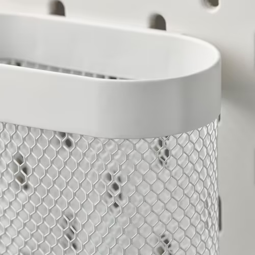 BỘ 3 GIỎ LƯỚI LƯU TRỮ CÀI BẢNG SKÅDIS IKEA - TRẮNG