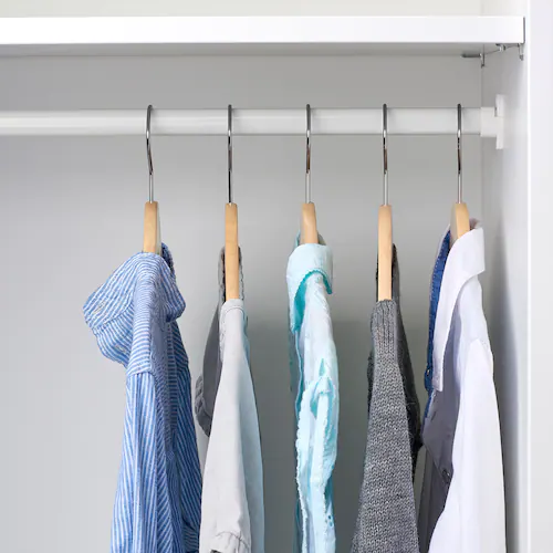 BỘ 5 MÓC TREO QUẦN ÁO CHO BÉ HÄNGA IKEA - GỖ SỒI