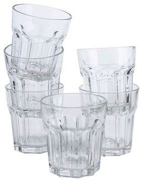 BỘ 6 CỐC THỦY TINH 270ML POKAL IKEA