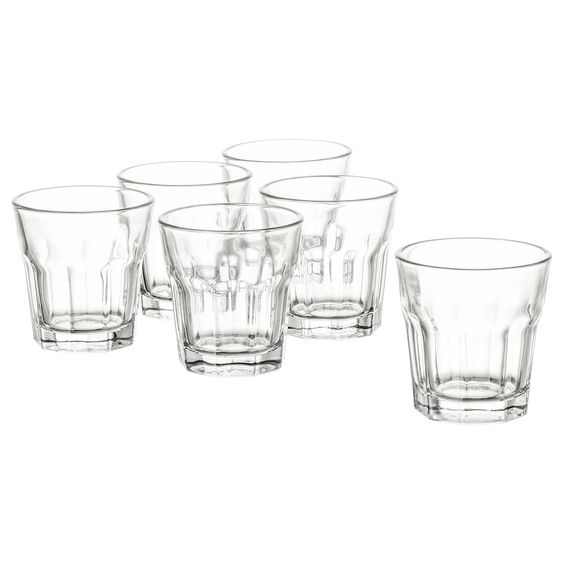 BỘ 6 LY THỦY TINH 50ML POKAL IKEA