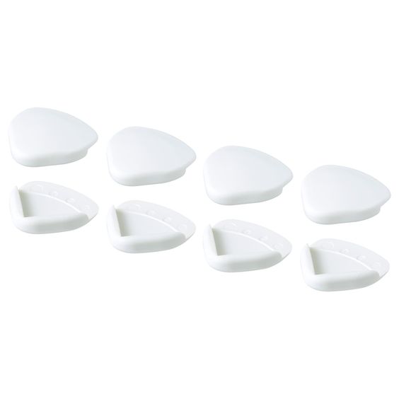 BỘ 8 MIẾNG BỊT GÓC BÀN UNDVIKA IKEA - NÂU SẪM (TRẮNG)