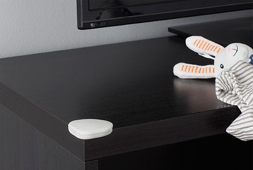 BỘ 8 MIẾNG BỊT GÓC BÀN UNDVIKA IKEA - NÂU SẪM (TRẮNG)