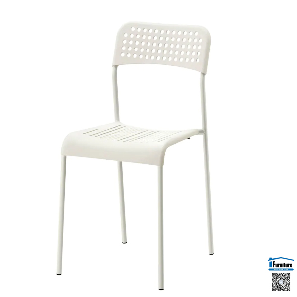 BỘ BÀN 2 GHẾ MELLTORP / ADDE HEJHOME IKEA - Màu trắng 75x75 cm