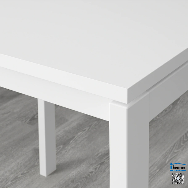 BỘ BÀN 2 GHẾ MELLTORP / ADDE HEJHOME IKEA - Màu trắng 75x75 cm