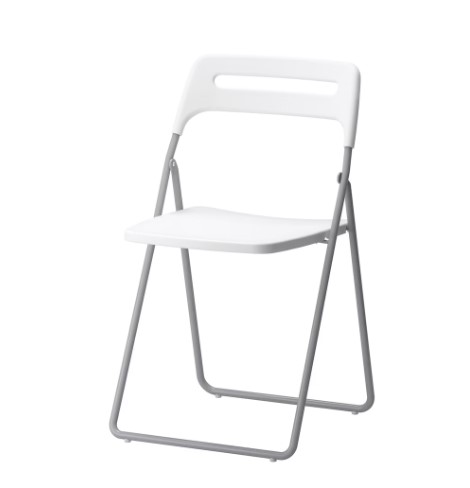 BỘ BÀN 4 GHẾ MELLTORP / NISSE IKEA - TRẮNG 125x75 cm