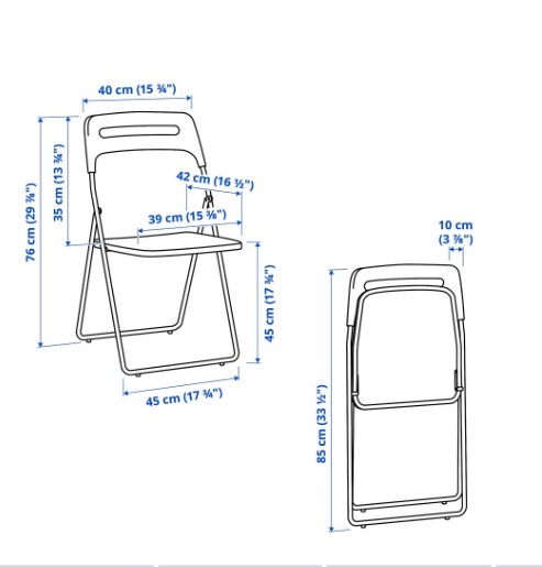 BỘ BÀN 4 GHẾ MELLTORP / NISSE IKEA - TRẮNG 125x75 cm