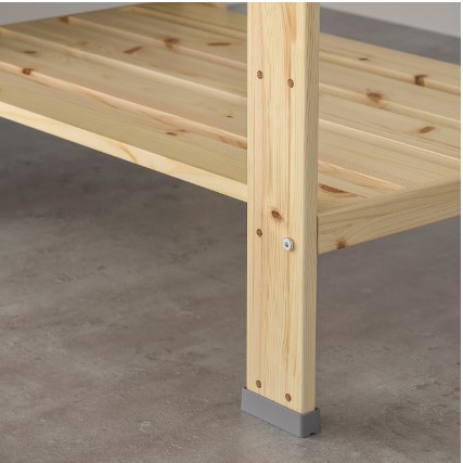 BỘ BẢO VỆ CHÂN GIÁ KỆ HEJNE IKEA - XÁM
