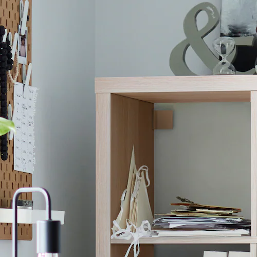 BỘ TỦ KỆ KALLAX IKEA - SỒI TRẮNG 77x147 cm