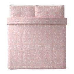 BỘ VỎ CHĂN GỐI JÄTTEVALLMO IKEA - HỒNG NHẠT  200x230 / 50x80 cm