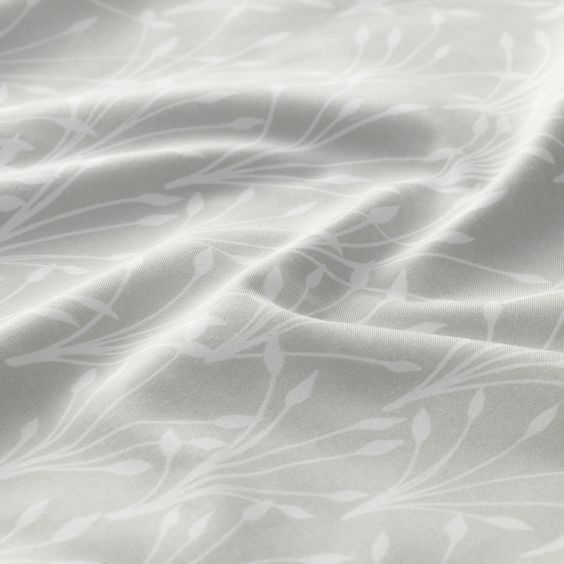 BỘ VỎ CHĂN GỐI SALTÖRT IKEA - TRẮNG XÁM 150x200 / 50x80 cm