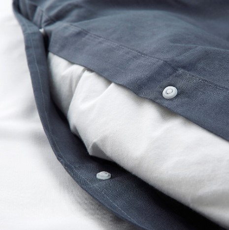 BỘ VỎ CHĂN GỐI STRANDTRIFT IKEA - XANH LAM ĐẬM 200x230 / 50x80 cm