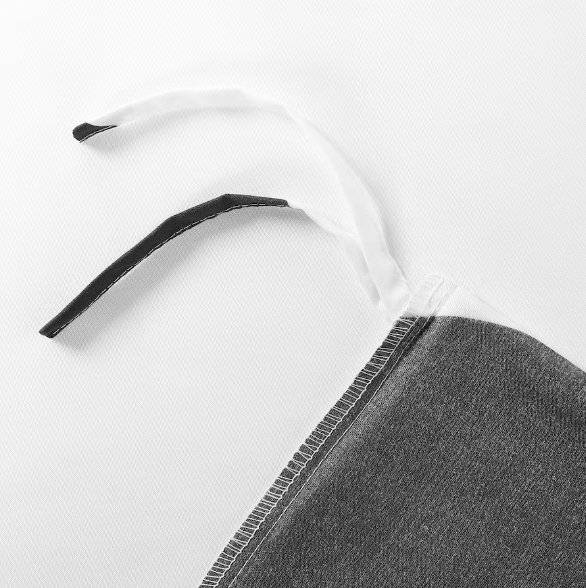 BỘ VỎ GỐI VÀ KHĂN TRẢI GIƯỜNG BRUKSVARA IKEA - HỌA TẾT ĐEN TRẮNG 150x200cm