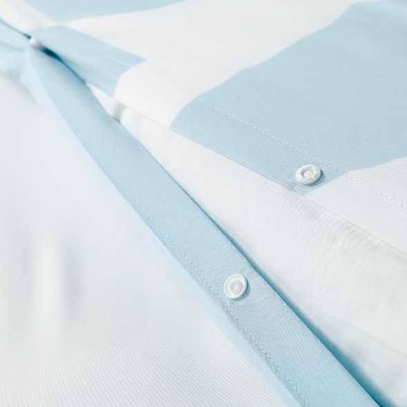 BỘ VỎ GỐI VÀ KHĂN TRẢI GIƯỜNG BRUKSVARA IKEA - XANH 150x200cm