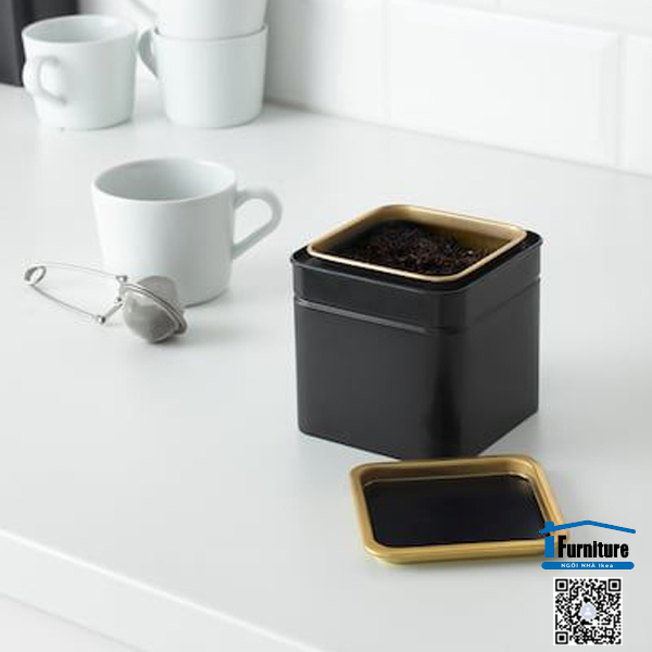 HỘP ĐỰNG TRÀ CAFE BOLMNING IKEA - NHỎ
