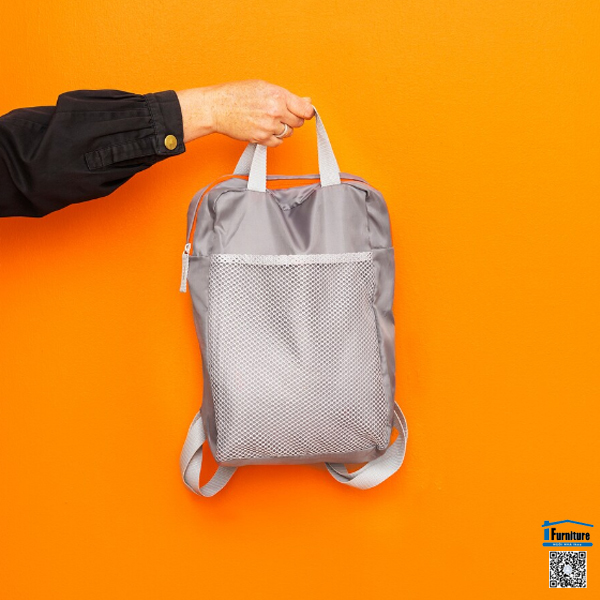 BALO PIVRING IKEA - Màu xám nhạt (24x8x34 cm / 9 l)