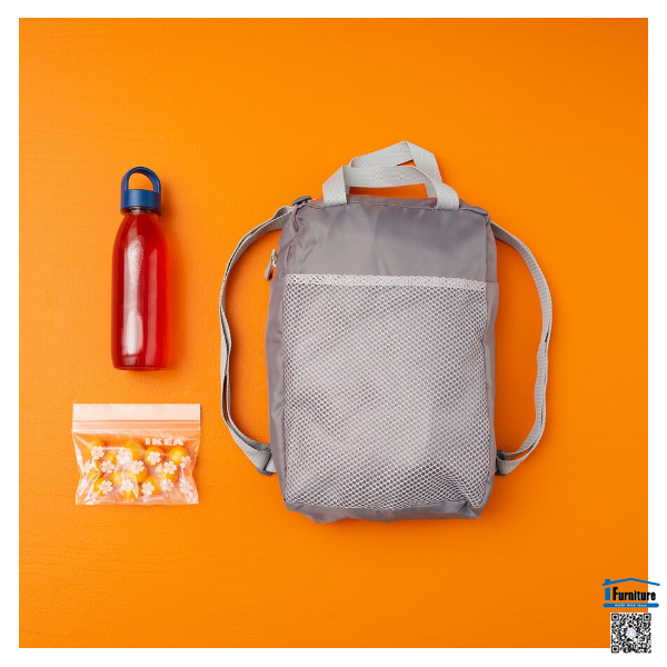 BALO PIVRING IKEA - Màu xám nhạt (24x8x34 cm / 9 l)