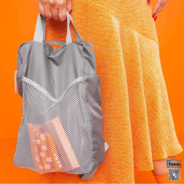 BALO PIVRING IKEA - Màu xám nhạt (24x8x34 cm / 9 l)