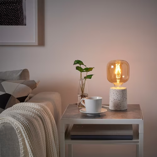 BÓNG ĐÈN LUNNOM LED E27 0.9 W IKEA - NÂU