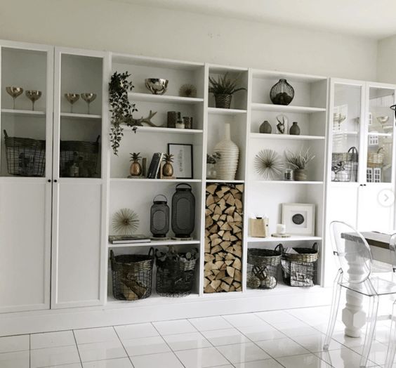 CÁNH CỬA 1 KHOANG KÍNH OXBERG IKEA - TRẮNG 40 x 192 cm