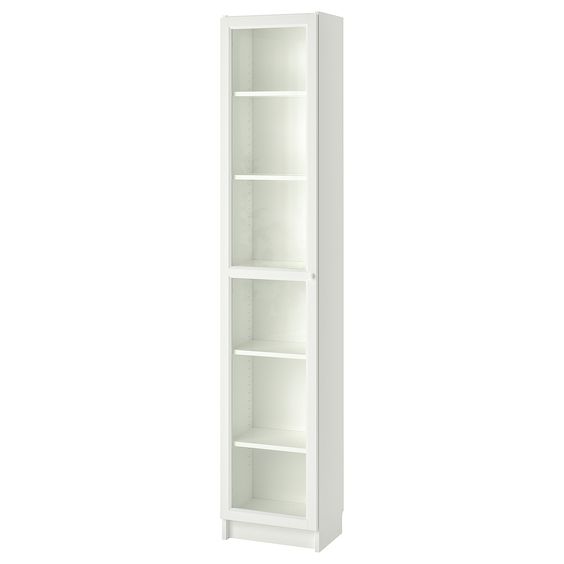 CÁNH CỬA 2 KHOANG KÍNH OXBERG IKEA - TRẮNG 40 x 192 cm