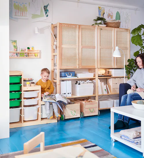 CÁNH CỬA IVAR IKEA - MÀU GỖ 42x83 cm