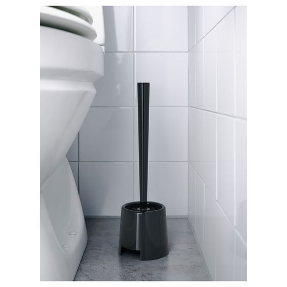 BỘ CỌ TOILET VỆ SINH BOLMEN IKEA - ĐEN
