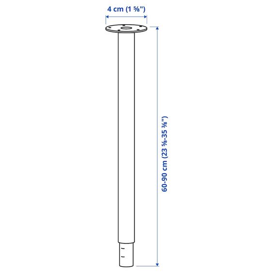 CHÂN BÀN OLOV IKEA - TRẮNG